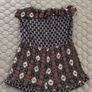 Patterned romper